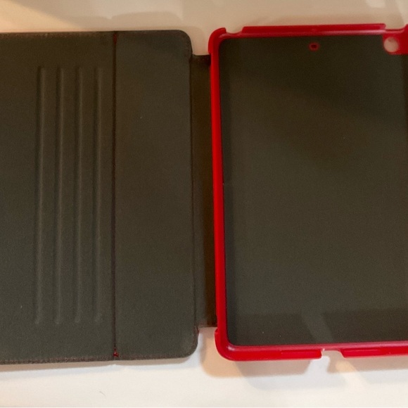 Speck iPad Case Mini 2/3 Red Slate Grey StyleFolio - Picture 6 of 9